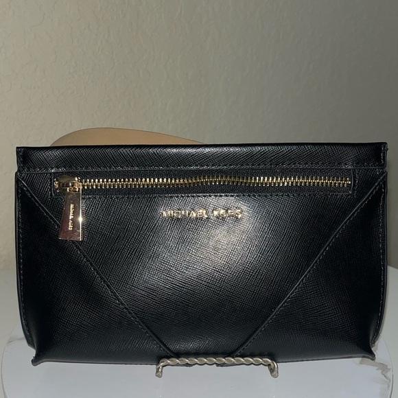 MICHAEL Michael Kors Envelope Belt Waist Bag Fanny Leather 658188C SZ S/M - Picture 3 of 16